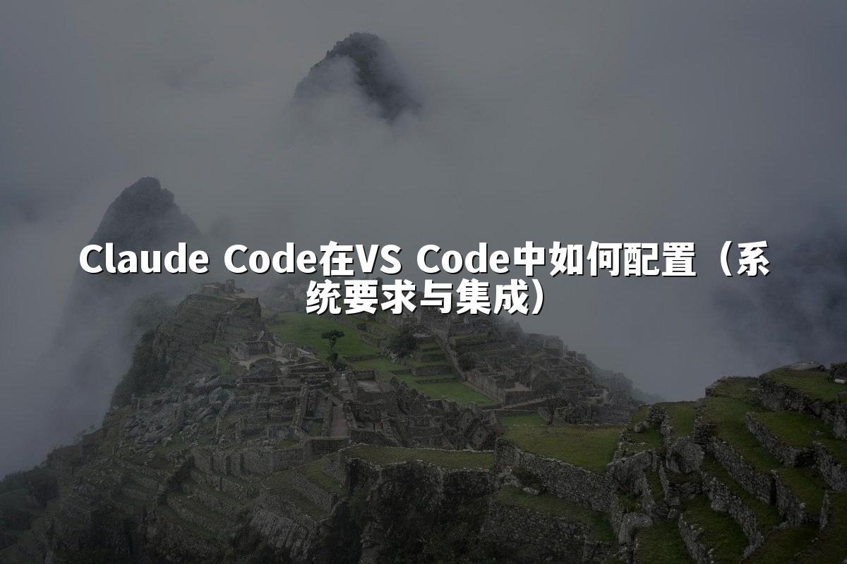 Claude Code在VS Code中如何配置（系统要求与集成）