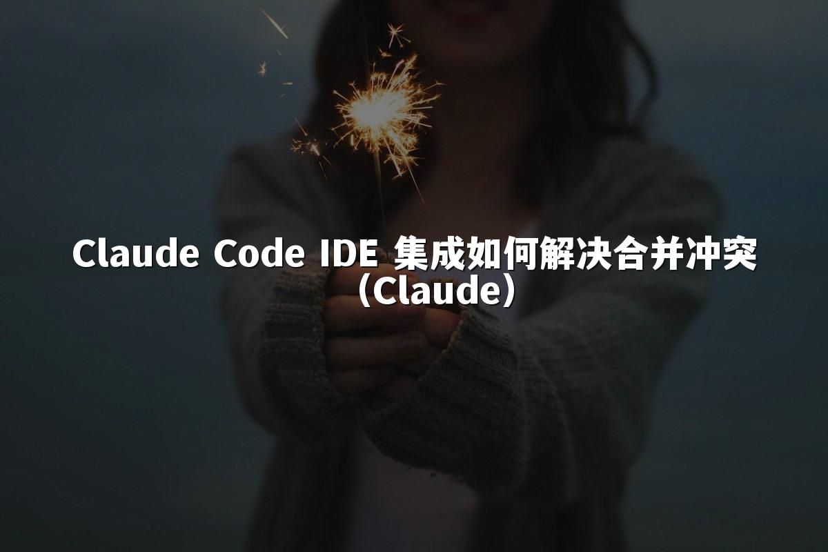 Claude Code IDE 集成如何解决合并冲突（Claude）