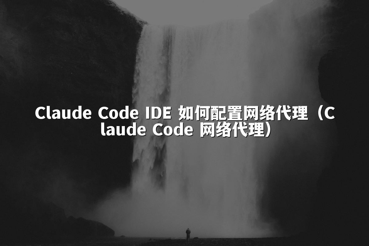 Claude Code IDE 如何配置网络代理(Claude Code 网络代理)
