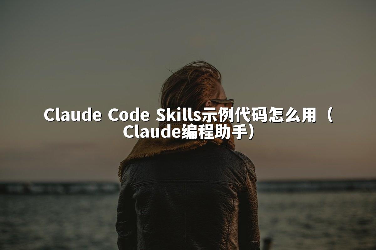 Claude Code Skills示例代码怎么用（Claude编程助手）