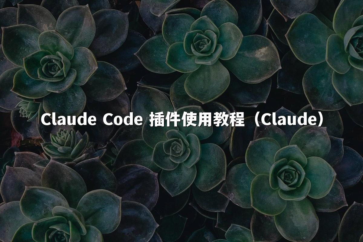 Claude Code 插件使用教程（Claude）
