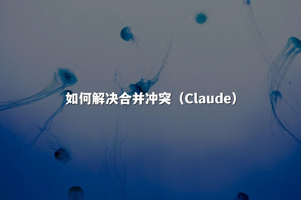 如何解决合并冲突（Claude）