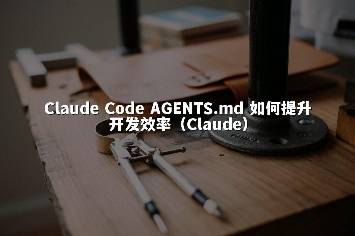 Claude Code AGENTS.md 如何提升开发效率（Claude）