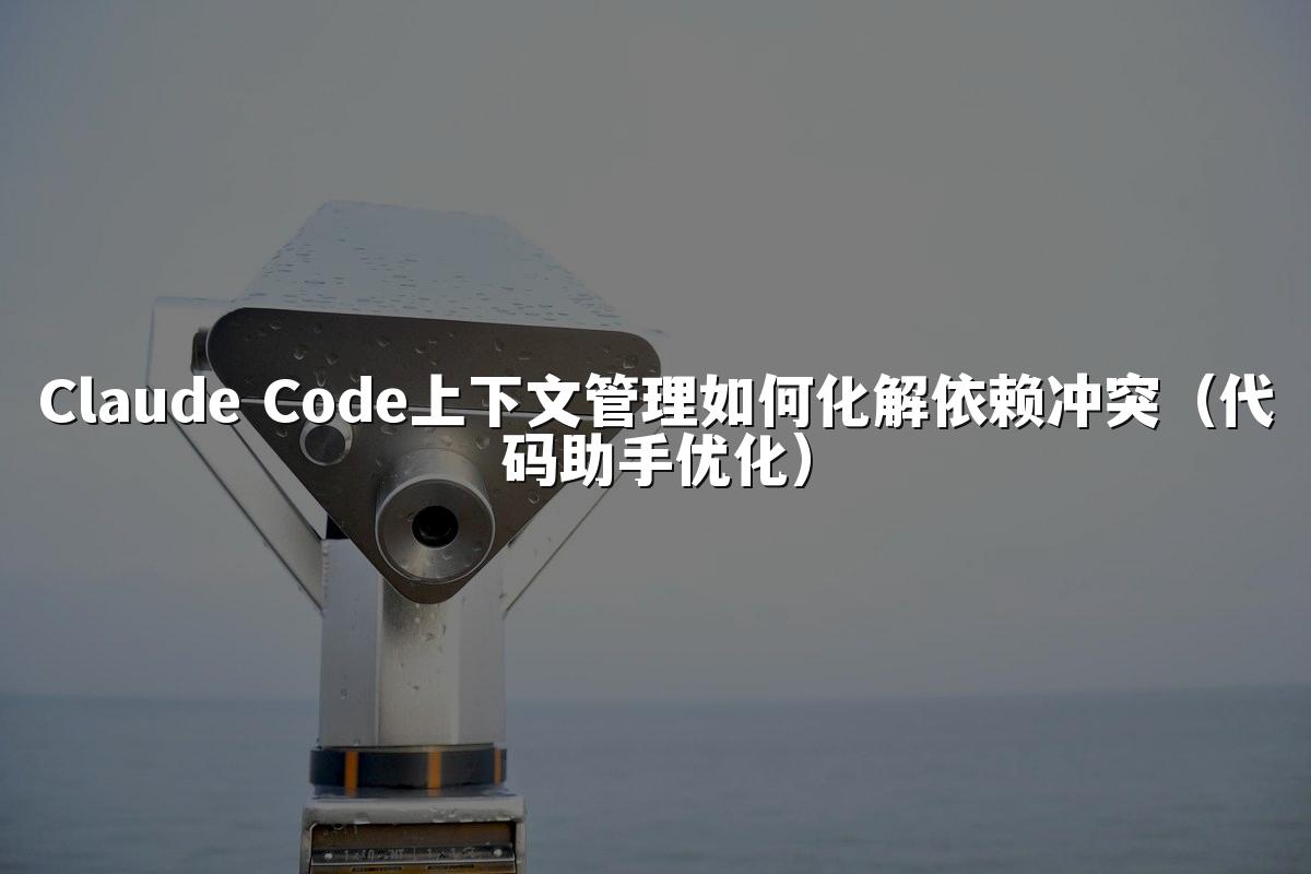 Claude Code上下文管理如何化解依赖冲突（代码助手优化）