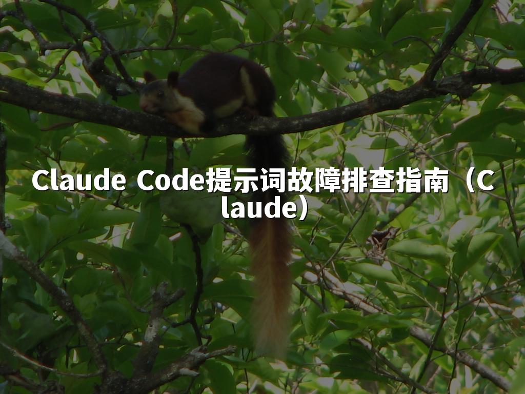 Claude Code提示词故障排查指南(Claude)